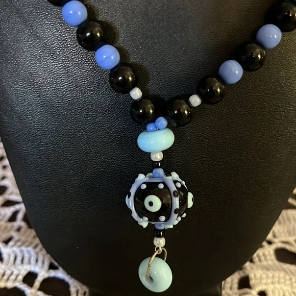 Artisan Made Beaded Necklace (20) - Picture 2 of 4